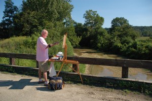 And some Plein Air painting at Duck Creek August 2011